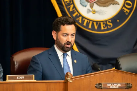 Rep. Lawler addressing committee