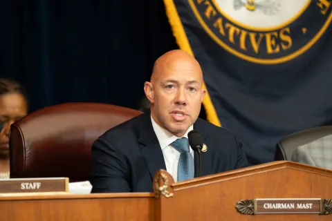 Rep. Mast opening remarks in committee